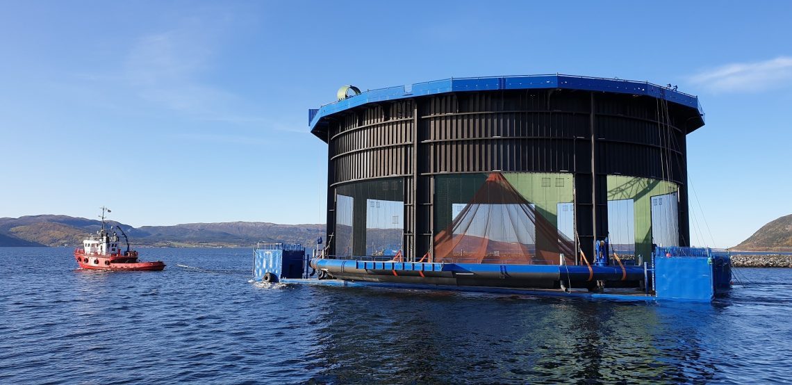Aquatraz - semi closed fish cage - in media
